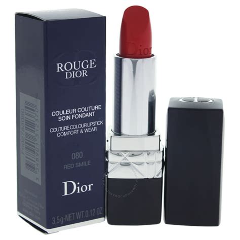 dior red smile 080|Christian Dior / Rouge Dior (080) Red Smile .12 oz .